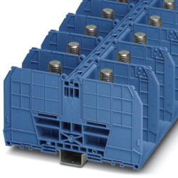 Bolt terminal, bolt connection, 25-300 mm², 1 pole, 520 A, 8 kV, blue, 3244632
