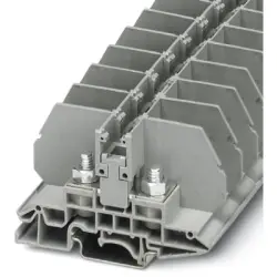Bolt terminal, bolt connection, 2.5-35 mm², 1 pole, 125 A, 8 kV, gray, 3075896