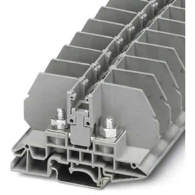 Bolt terminal, bolt connection, 2.5-35 mm², 1 pole, 125 A, 8 kV, gray, 3075896 - 1