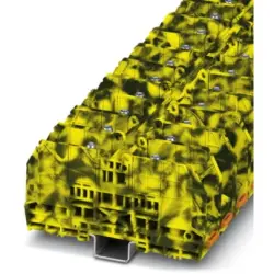 Bolt terminal, bolt connection, 2.5-70 mm², 1 pole, 192 A, 8 kV, yellow/black, 3213139
