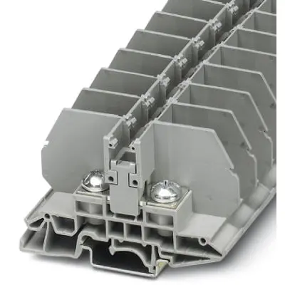 Bolt terminal, bolt connection, 6.0-35 mm², 2 pole, 125 A, 8 kV, gray, 3075870 - 1