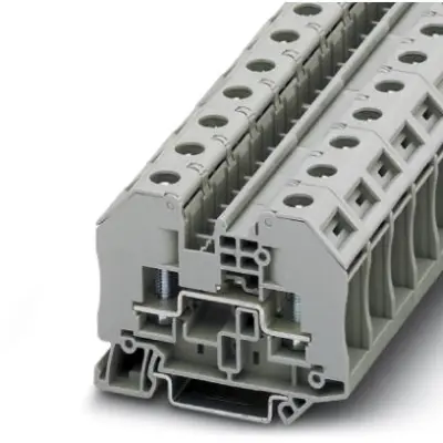 Bolt terminal, bolt connection, 0.5-6.0 mm², 41 A, 8 kV, gray, 3049026 - 1
