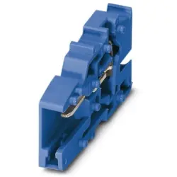 COMBI jack, spring balancer connection, 0.08-4.0 mm², 1 pole, 24 A, 6 kV, blue, 3042191