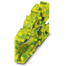 COMBI jack, spring balancer connection, 0.08-4.0 mm², 1 pole, 24 A, 6 kV, yellow/green, 3042201