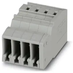 COMBI jack, plug-in connection, 0.08-4.0 mm², 4 pole, 24 A, 6 kV, gray, 3042272
