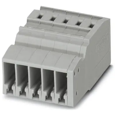 COMBI jack, plug-in connection, 0.08-4.0 mm², 5 pole, 24 A, 6 kV, gray, 3042285 - 1