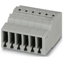 COMBI jack, plug-in connection, 0.08-4.0 mm², 6 pole, 24 A, 6 kV, gray, 3042298