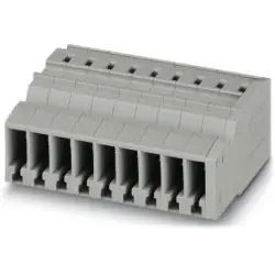 COMBI jack, plug-in connection, 0.08-4.0 mm², 8 pole, 24 A, 6 kV, gray, 3042308