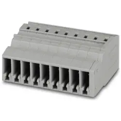 COMBI jack, plug-in connection, 0.08-4.0 mm², 9 pole, 24 A, 6 kV, gray, 3041383