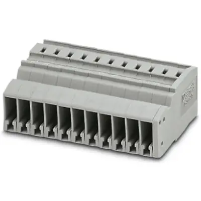 COMBI jack, plug-in connection, 0.08-4.0 mm², 11 pole, 24 A, 6 kV, gray, 3041406 - 1