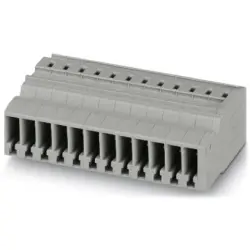 COMBI jack, plug-in connection, 0.08-4.0 mm², 12 pole, 24 A, 6 kV, gray, 3042324