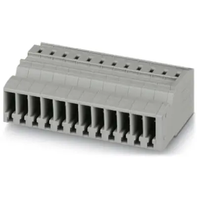 COMBI jack, plug-in connection, 0.08-4.0 mm², 12 pole, 24 A, 6 kV, gray, 3042324 - 1
