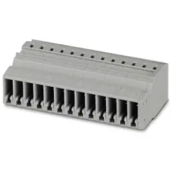 COMBI jack, plug-in connection, 0.08-4.0 mm², 13 pole, 24 A, 6 kV, gray, 3041422