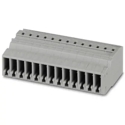 COMBI jack, plug-in connection, 0.08-4.0 mm², 13 pole, 24 A, 6 kV, gray, 3041422 - 1