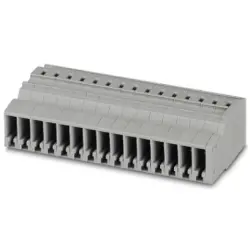 COMBI jack, plug-in connection, 0.08-4.0 mm², 15 pole, 24 A, 6 kV, gray, 3041448