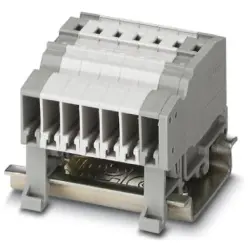 COMBI jack, spring balancer connection, 0.08-4.0 mm², 1 pole, 24 A, 6 kV, gray, 3042340