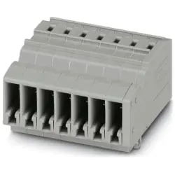 COMBI jack, spring balancer connection, 0.08-4.0 mm², 7 pole, 24 A, 6 kV, gray, 3041561