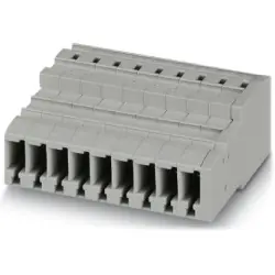 COMBI jack, spring balancer connection, 0.08-6.0 mm², 9 pole, 32 A, 8 kV, gray, 3042528