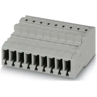 COMBI jack, spring balancer connection, 0.08-6.0 mm², 9 pole, 32 A, 8 kV, gray, 3042528 - 1