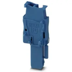 Plug, spring balancer connection, 0.08-4.0 mm², 1 pole, 24 A, 6 kV, blue, 3043080