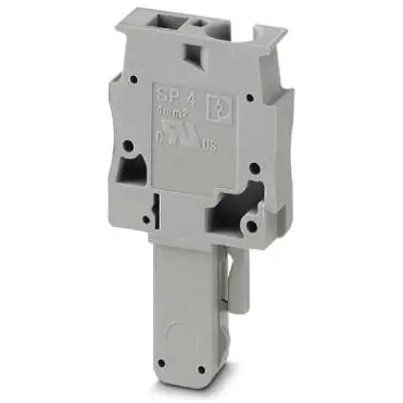 Plug, spring balancer connection, 0.08-6.0 mm², 1 pole, 32 A, 8 kV, gray, 3042751 - 1
