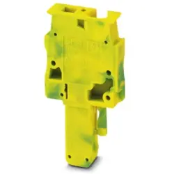 Plug, spring balancer connection, 0.08-6.0 mm², 1 pole, 32 A, 8 kV, yellow/green, 3042777
