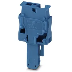 Plug, spring balancer connection, 0.08-6.0 mm², 1 pole, 32 A, 8 kV, blue, 3042793