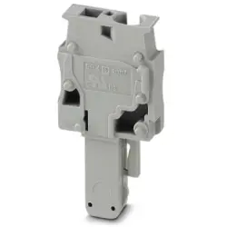 Plug, spring balancer connection, 0.08-6.0 mm², 1 pole, 32 A, 8 kV, gray, 3042816