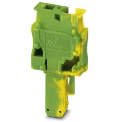 Plug, spring balancer connection, 0.08-6.0 mm², 1 pole, 32 A, 8 kV, yellow/green, 3042832