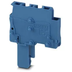 Plug, spring balancer connection, 0.08-4.0 mm², 1 pole, 24 A, 6 kV, blue, 3043239