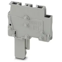 Plug, spring balancer connection, 0.08-4.0 mm², 1 pole, 24 A, 6 kV, gray, 3043255