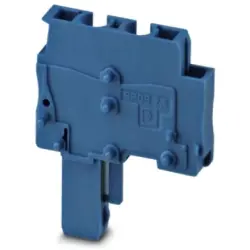 Plug, spring balancer connection, 0.08-4.0 mm², 1 pole, 24 A, 6 kV, blue, 3043268