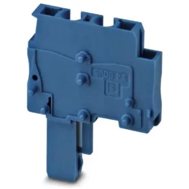 Plug, spring balancer connection, 0.08-4.0 mm², 1 pole, 24 A, 6 kV, blue, 3043268 - 1