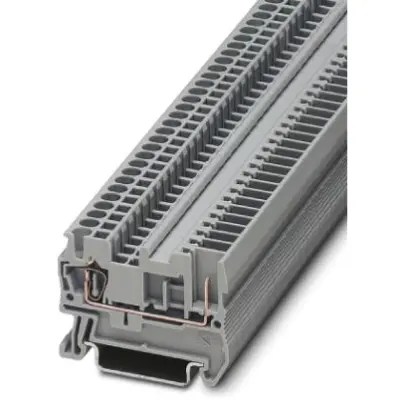Through terminal block, spring-cage/plug-in connection, 0.08-4.0 mm², 2 pole, 24 A, 6 kV, gray, 3040012 - 1