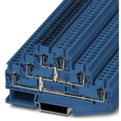 Multi-level clamp, tension clamp connection, 0.08-4.0 mm², 6 pole, 20 A, 6 kV, blue, 1025465