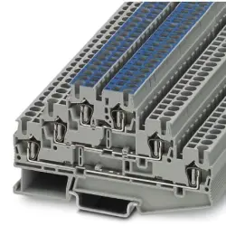 Through terminal block, spring balancer connection, 0.08-4.0 mm², 24 A, 6 kV, gray, 3038312