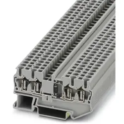 Component terminal block, spring balancer connection, 0.08-4.0 mm², 4 pole, 1.5 A, 8 kV, gray, 3002216
