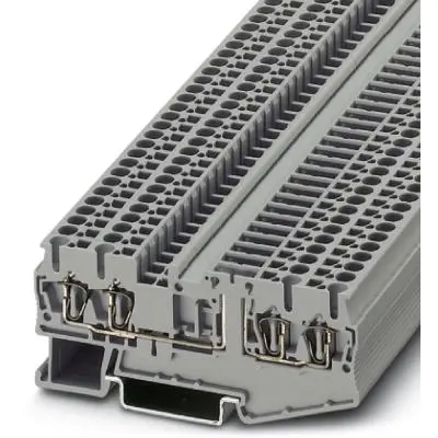 Disconnect terminal, spring balancer connection, 0.08-4.0 mm², 4 pole, 20 A, 6 kV, gray, 3038451 - 1