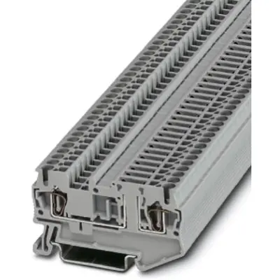 Disconnect terminal, spring balancer connection, 0.08-2.5 mm², 20 A, 6 kV, gray, 3038435 - 1