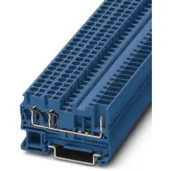 Through terminal block, spring-cage/plug-in connection, 0.08-4.0 mm², 1 pole, 24 A, 6 kV, blue, 3042104