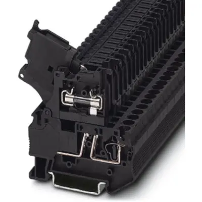 Fuse terminal block, 2 pole, 4.0 mm², 500 V, 6.3 A, 3036369 - 1