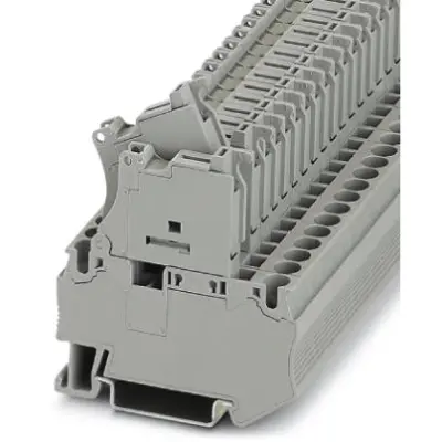 Fuse terminal block, 2 pole, 4.0 mm², 500 V, 6.3 A, 3039890 - 1