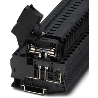 Fuse terminal block, 2 pole, 4.0 mm², 400 V, 10 A, 3036385 - 1