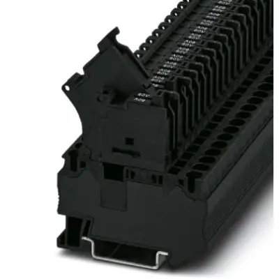 Fuse terminal block, 2 pole, 4.0 mm², 60 V, 6.3 A, 3036550 - 1