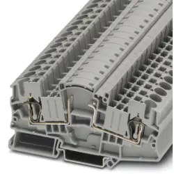 Component terminal block, spring balancer connection, 0.2-10 mm², 2 pole, 30 A, gray, 3035688