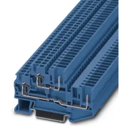 Double level terminal, spring-cage/plug-in connection, 0.08-4.0 mm², 4 pole, 22 A, 6 kV, blue, 3040672