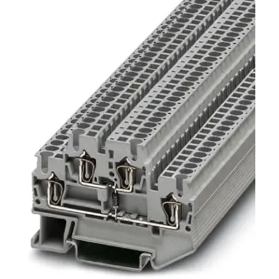 Component terminal block, spring balancer connection, 0.08-4.0 mm², 22 A, 4 kV, gray, 3031555 - 1