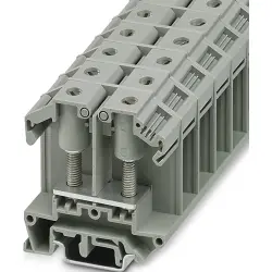 Through terminal block, bolt connection, 1.0-25 mm², 1 pole, 101 A, 8 kV, gray, 0790491