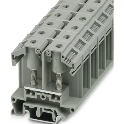 Through terminal block, bolt connection, 1.0-25 mm², 1 pole, 101 A, 8 kV, gray, 0790491 - 1