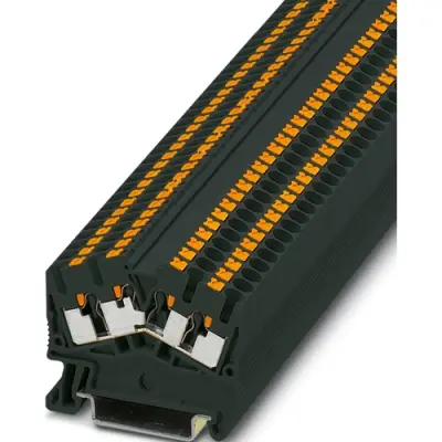 Through terminal block, push-in connection, 0.14-4.0 mm², 24 A, 8 kV, black, 1094477 - 1